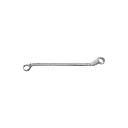 Holex Double Box Wrench, 75 Deg, Chrome-Plated, 7mm x 8mm 615950 7X8